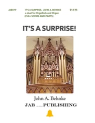 It's a Surprise! Organ sheet music cover Thumbnail